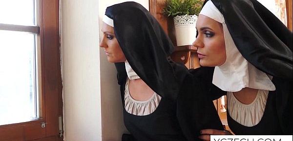  Crazy porn with monster stalking catholic nuns